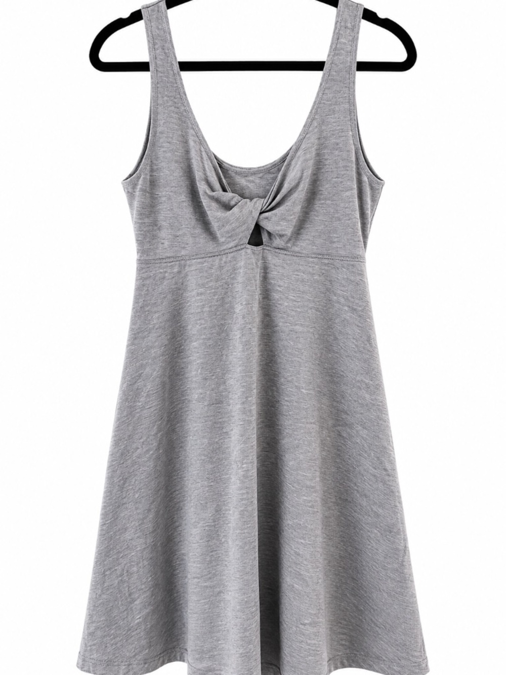 Volcom Twist-Front Midi Dress Gray